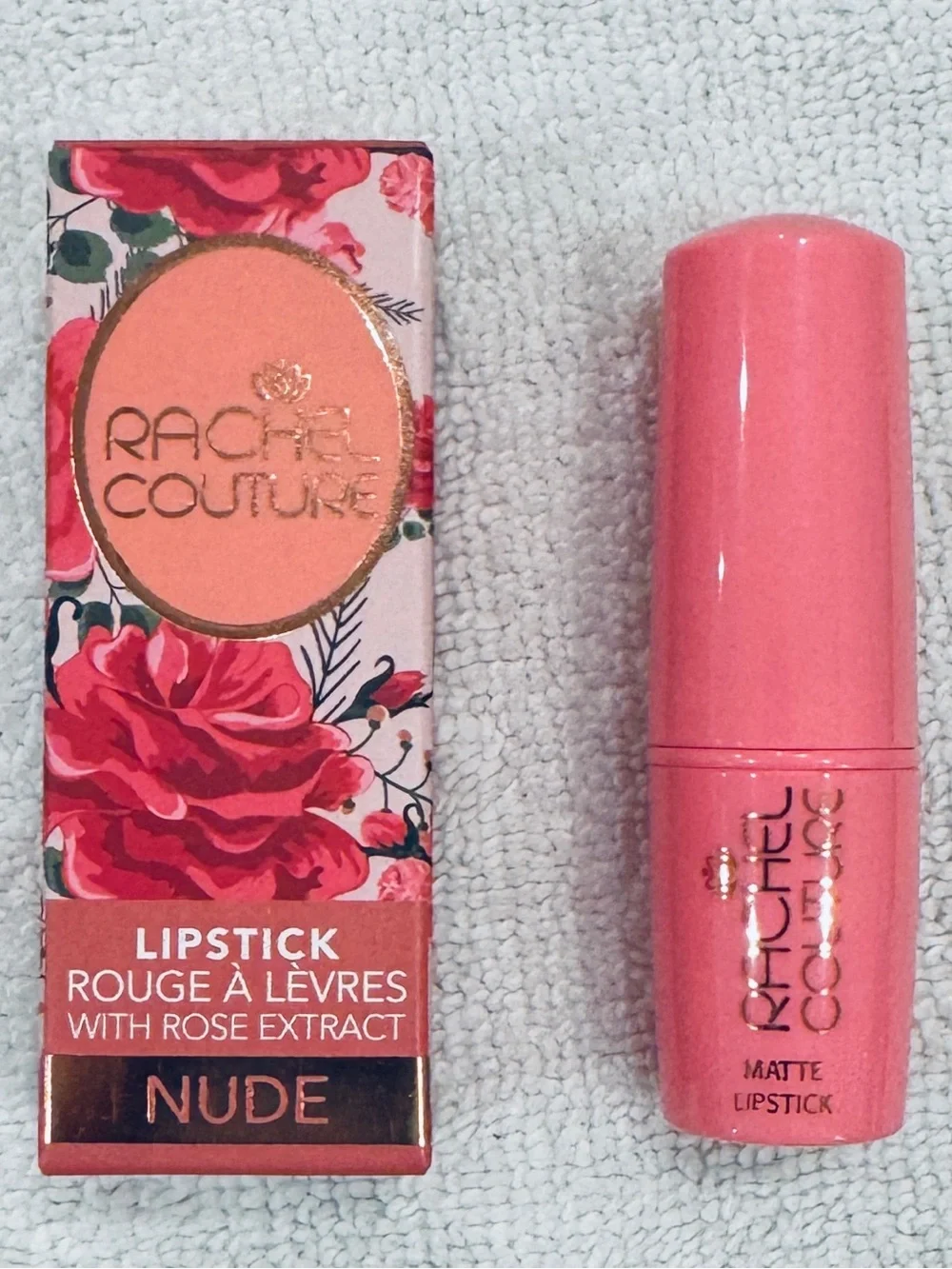 Rachel Couture Matte Lipstick in Nude 3.6g BRAND NEW IN BOX
